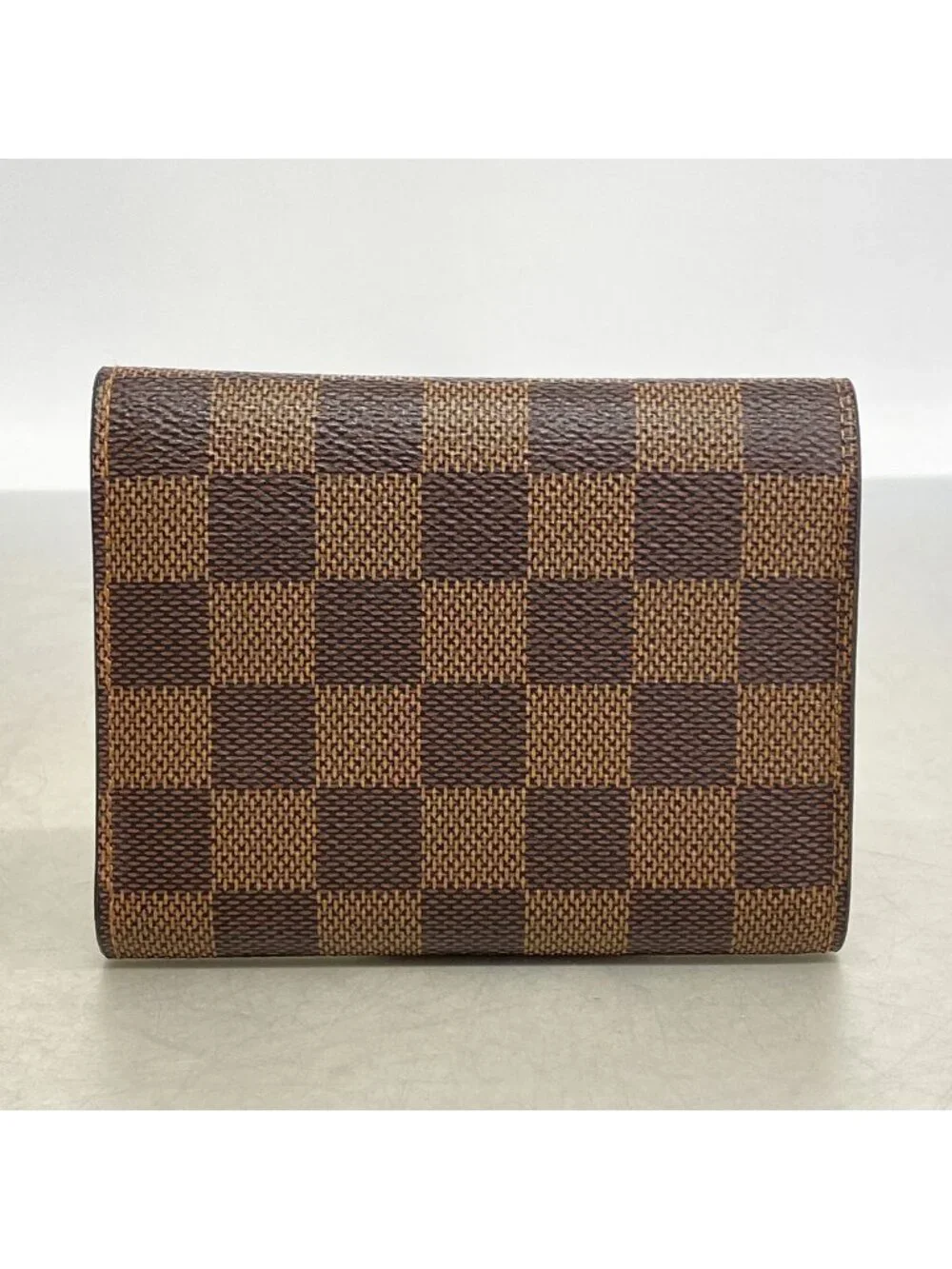Louis Vuitton Trifold Wallet Damier Portefeuille Victorine Ebene